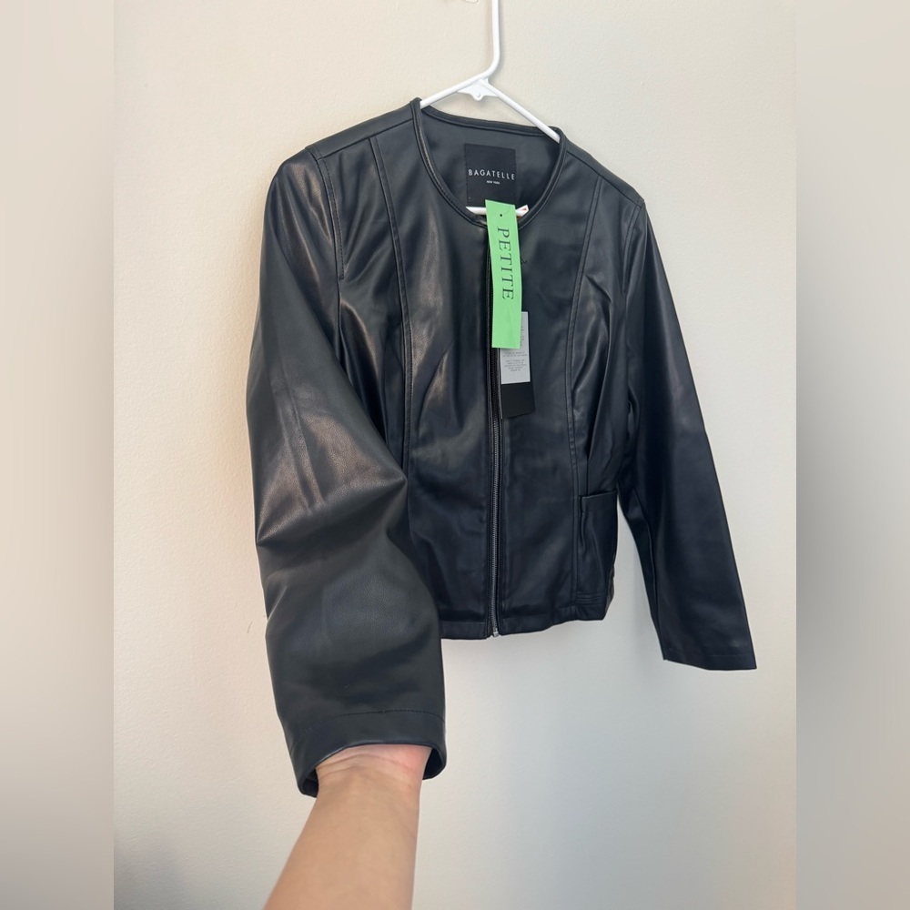 Bagatelle Womens Black Genuine - Jacket Soft (new with tag) - Picture 11 of 13